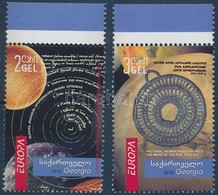 ** 2010 Europa CEPT Csillagászat ívszéli Sor Mi 587-588 - Altri & Non Classificati