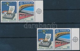 ** 1988 Európa CEPT ívszéli Sor Párokban Mi 1685-1686 A+C - Autres & Non Classés