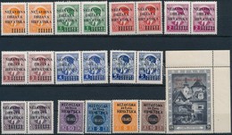 ** 1941-1943 21 Db Bélyeg Mi 1-8, 2 X Mi 43-46, Mi 117  (Mi EUR 120,-) - Andere & Zonder Classificatie