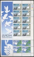 ** 1995 Europa CEPT, Béke és Szabadság Kisív Sor Mi 890-891 - Andere & Zonder Classificatie