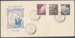 1952 A Haditengerészet Napja Sor FDC Mi 704-706 - Autres & Non Classés