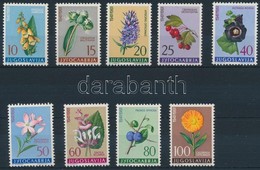 ** 1961 Virág Sor,
Flower
Mi 943-951 - Altri & Non Classificati