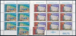 ** 1990 Europa CEPT: Posta épületek Sor + Kisívsor Mi 2414-2415 - Autres & Non Classés