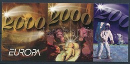 ** 2000  Europa CEPT Magán Bélyegfüzet, Benne Szelvényes Hármascsíkok  Mi 2975-2976 - Autres & Non Classés