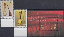 ** 2014 Europa CEPT Hangszerek ívszéli Sor + Blokk Mi 282-283 + 29 - Sonstige & Ohne Zuordnung