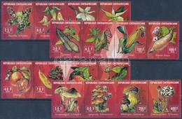 ** 1994 Orchideák, Gombák Zöldségek, Gyümölcsök Sor 4-es Csíkokban Mi 1568-1583 - Other & Unclassified