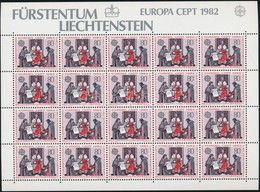 ** 1982 Europa CEPT: Történelmi Események Kisívsor Mi 791-792 - Autres & Non Classés