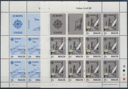 ** 1988 Europa CEPT Szállítási és Hírközlési Eszközök Kisív Sor Mi 794-795 - Otros & Sin Clasificación