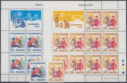 ** 1989 Europa CEPT: Játékok Sor + Kisívsor Mi 816-817 - Autres & Non Classés