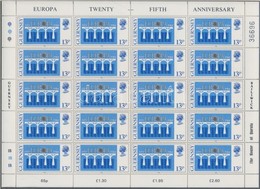 ** 1984 Europa CEPT Konferencia Kisív Sor Mi 286-287 - Other & Unclassified