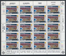 ** 1982 Europa CEPT Történelmi Események Kisív Sor Mi 278-281 - Sonstige & Ohne Zuordnung