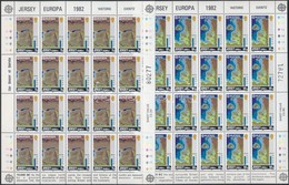 ** 1982 Europa CEPT: Történelmi Események Kisív Sor Mi 278-281 - Sonstige & Ohne Zuordnung