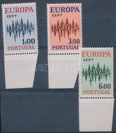 ** 1972 Europa CEPT ívszéli Sor Mi 1166-1168 - Autres & Non Classés