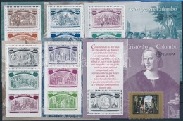 ** 1992 Europa Cept, Amerika Felfedezésének 500. évfordulója Mi 1927 + Blokk Sor 85-90 - Autres & Non Classés