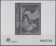 ** 2003 Europa CEPT, Feketenyomat Blokk Mi 494 Blackprint Block - Autres & Non Classés