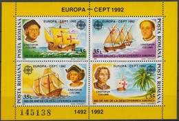 ** 1992 Europa CEPT Amerika Felfedezése Blokk Mi 271 - Andere & Zonder Classificatie