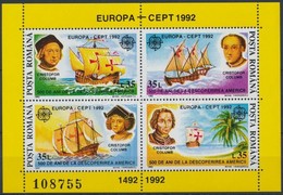 ** 1992 Európa CEPT Blokk Mi 271 - Autres & Non Classés