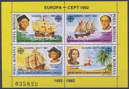 ** 1992 Europa CEPT Mi Blokk 271 - Autres & Non Classés