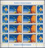 ** 2007 Románia Belépett Az EU-ba Kisív Mi 6157 Zf - Autres & Non Classés