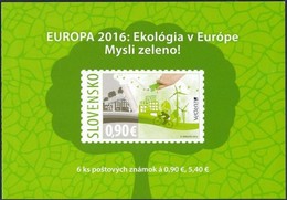 ** 2016 Europa CEPT, Környezettudatosság öntapadós Bélyegfüzet MH 0-83 (Mi 790) - Altri & Non Classificati