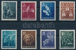 * 1950 Forgalmi: Háziállatok Sor,
Definitive Stamp Set
Mi 36-43 - Other & Unclassified