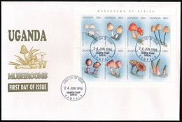 1996 Gomba Sor Mi 1694-1701 + Blokksor Mi 255-256 3 Db FDC-n - Andere & Zonder Classificatie