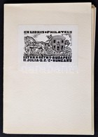 Ex Libris Philately 30 Db Aláírt Filatéliával Kapcsolatos Ex Libris, Vertel József, Kass János és Mások, Sorszámozott 46 - Sonstige & Ohne Zuordnung