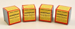 1941 Beiersdorf Magyar Gyártmányú Leukoplast, Eredeti Bontatlan Csomagolásában, 4 Db - Autres & Non Classés