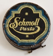 Schmoll Paszta Fém Doboz, Kopott, A Doboz Alján Némi 'paszta', D: 10 Cm, M: 3 Cm. - Autres & Non Classés