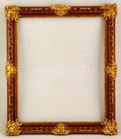 Dekoratív Blondel Fa Képkeret, Apró Lepattanással, Belső: 50,5×60,5 Cm, Külső:  61×73 Cm - Andere & Zonder Classificatie