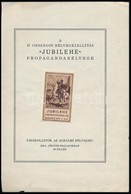 1934 Jubilehe Levélzáró Eladási Reklám - Non Classificati