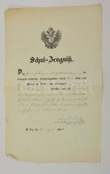 1845 Pest, Iskolai Bizonyítvány - Unclassified