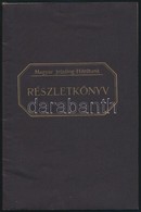 1918 Magyar Jelzáloghitelbank Törlesztési Könyvecske - Non Classés