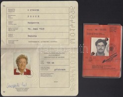 1985-1991 Fényképes Osztrák útlevél + Fényképes Mozgáskorlátozott Igazolvány - Non Classés