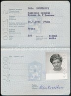 1988 Fényképes Csehszlovák Szolgálati útlevél Magyar Vízumbejegyzésekkel - Non Classés