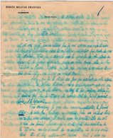 VP13.095 - Brésil - Missao Militar Franceza à RIO DE JANEIRO 1926 - 2 Lettres De Mr ?? Pour Mr Le Général GAMELIN - Dokumente
