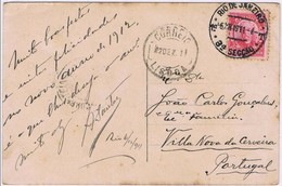 Brasil, 1911, Bilhete Postal Rio De Janeiro-Vila Nova De Cerveira - Briefe U. Dokumente