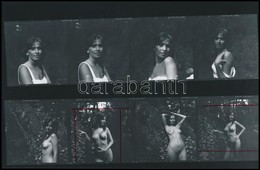 Cca 1979 Kacéran és Pucéran, Szolidan Erotikus Felvételek, 15 Db Vintage Fotó + 6 Db Vintage Negatív, A Negatív és A Poz - Autres & Non Classés