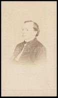 Cca 1865 Máday Károly (1821-1870) Evangélikus Lelkész, Püspök, Fénynyomat, 10×6 Cm - Autres & Non Classés