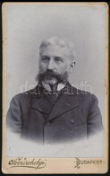 Ilosvai Bornemissza Bertalan (1843-?) Közigazgatási Bíró, Költő Vizitkártya Méretű Fotója - Autres & Non Classés