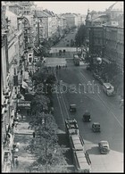 Cca 1940 Budapest, Erzsébet Körút, Utólagos Előhívás, 18x13 Cm - Autres & Non Classés