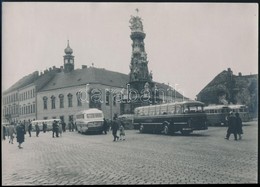 Cca 1970 Régi Ikarusok A Várban. 24x16 Cm - Autres & Non Classés