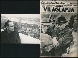 1945 Szálasi Ferencet A Lerombolt Budapesttel Szembesítik, Vintage Fotó + Hozzáadva A Dolgozók Világlapja 1945 Október 5 - Other & Unclassified