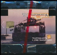 1 Db Balaton Ferry Motívumos Telefonkártya, Bontatlan Csomagolásban - Non Classés