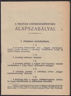 1922 A Magyar Cserkésszövetség Alapszabályai 24p. - Pfadfinder-Bewegung