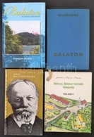 4 Db Balaton Témájú Könyv: Balaton Panoráma, Balaton-Felvidék Tájegységei, Balaton: A Magyar Riviéra, Jókai-Balatonfüred - Altri & Non Classificati