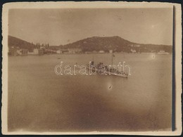 1916 Gruž (Gravosa), Osztrák-magyar Torpedónaszád Fotója, 9x12 Cm / Austro-Hungarian Navy Torpedoboat, Photo, 9x12 Cm - Non Classés