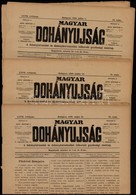 1910 A Magyar Dohányujság 17. évf. Három Lapszáma (10., 12., 13.), érdekes írásokkal - Unclassified