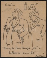 1923 IÁ Közgazdász Egyetemisták Lapja és Közgazdász Bál Meghívó és Névsor. Két, Kis Példányszámú Nyomtatvány. - Non Classés