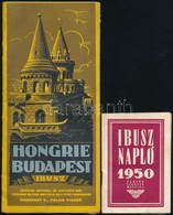 Cca 1930-1950 IBUSZ Hongrie Budapest, Francia Nyelvű Prospektusa. Bp., Athenaeum, 16 P. Kiadói Illusztrált Papírkötésben - Non Classés